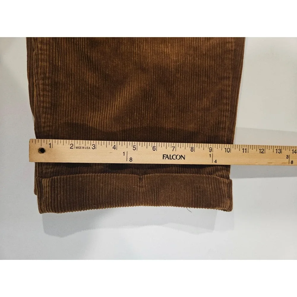 Vintage 80s Polo Ralph Lauren Corduroy‎ Pants Men's 38x27 Brown Made in USA